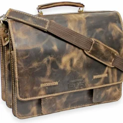 Mika Aktentasche Leder 40 cm