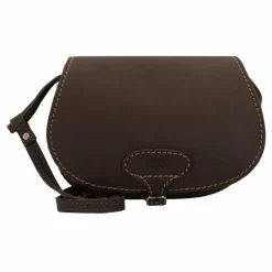 Mika Umhängetaschen<Bonny Umhängetasche Leder 23 cm dunkelbraun