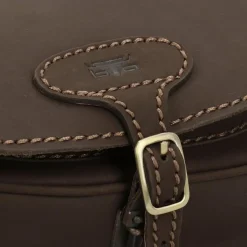 Mika Umhängetaschen<Bonny Umhängetasche Leder 23 cm dunkelbraun