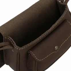 Mika Umhängetaschen<Bonny Umhängetasche Leder 23 cm dunkelbraun