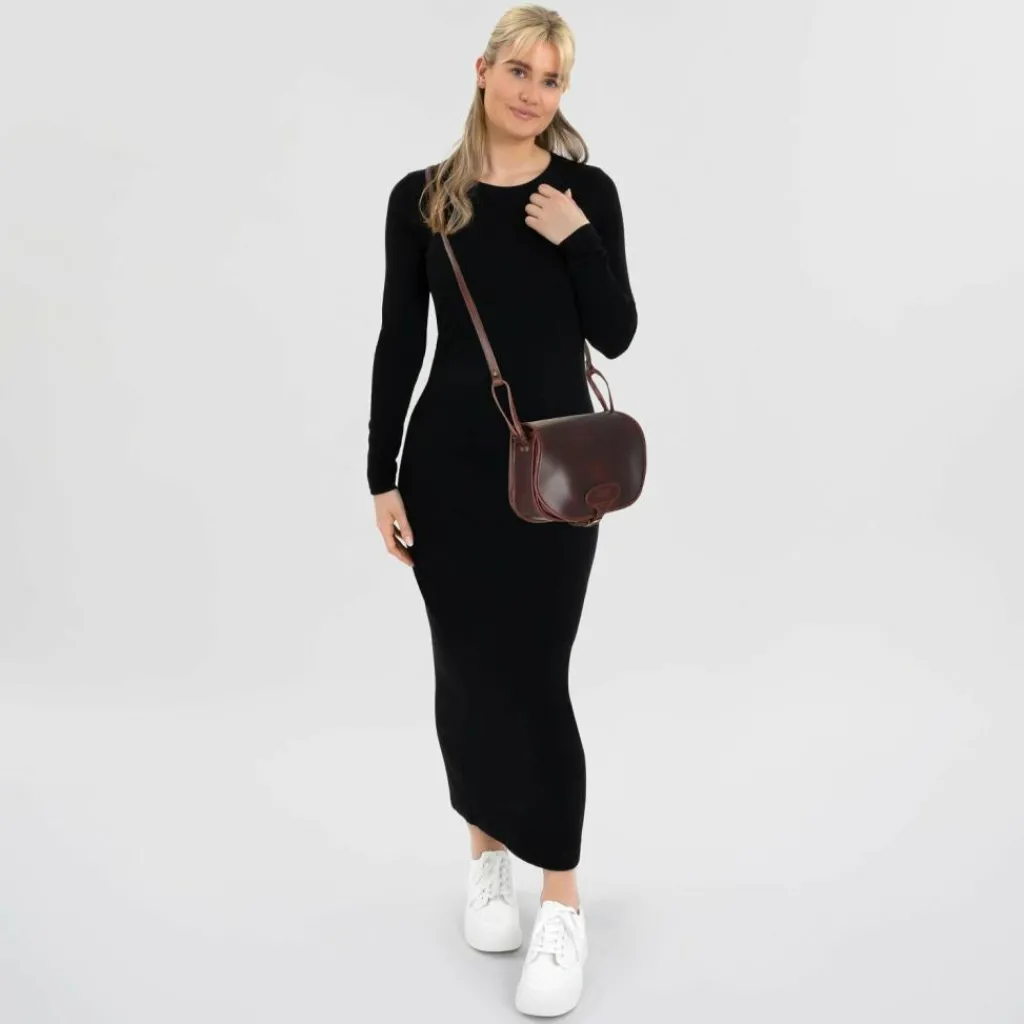 Mika Bonny Umhängetasche Leder 23 cm