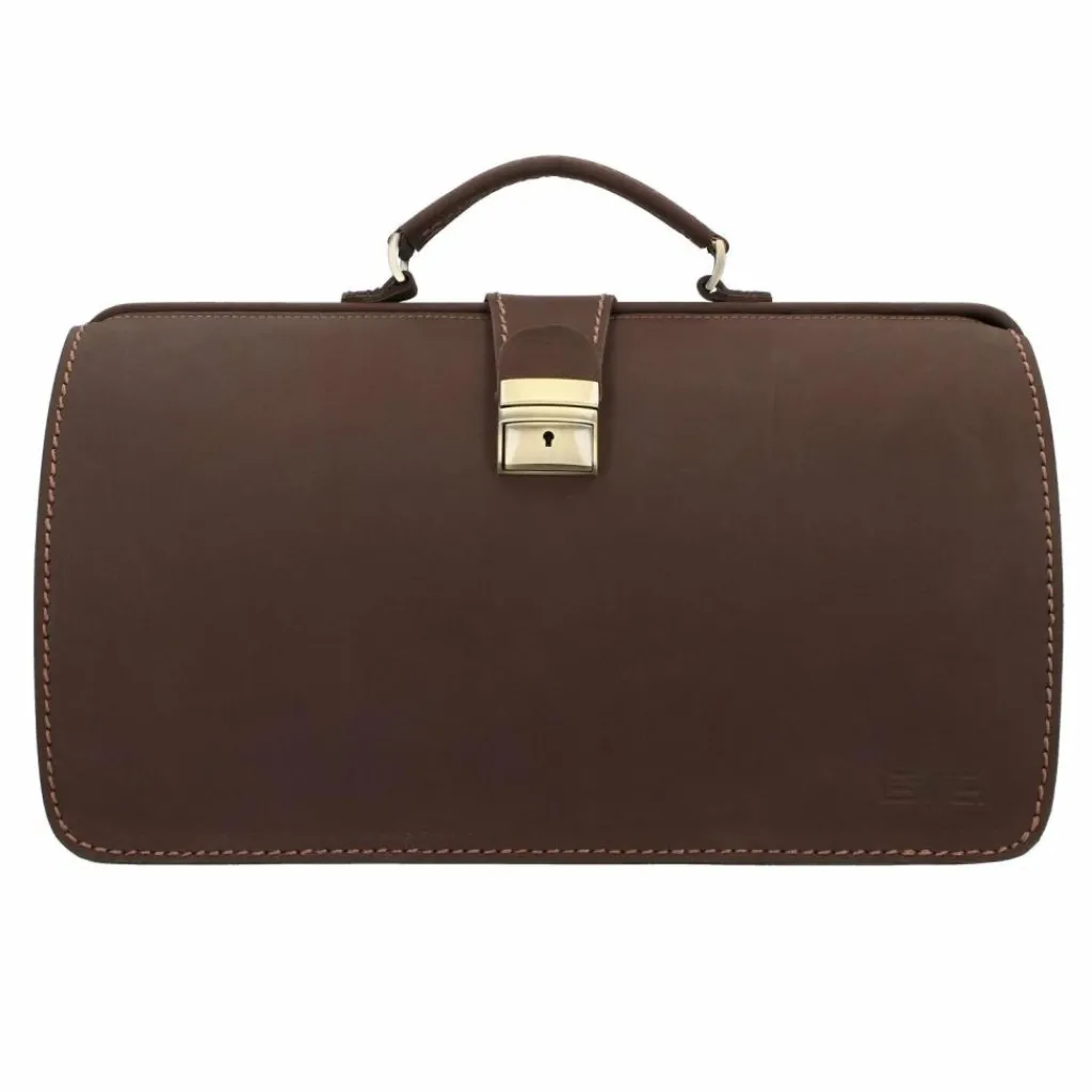 Clearance Mika Doktorkoffer Leder 43 cm dunkelbraun