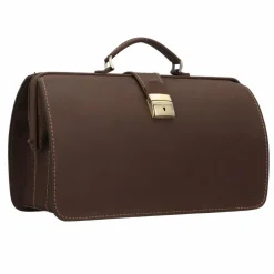 Clearance Mika Doktorkoffer Leder 43 cm dunkelbraun