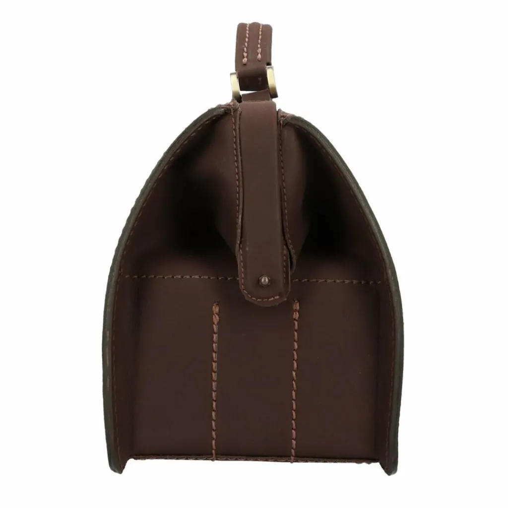 Clearance Mika Doktorkoffer Leder 43 cm dunkelbraun