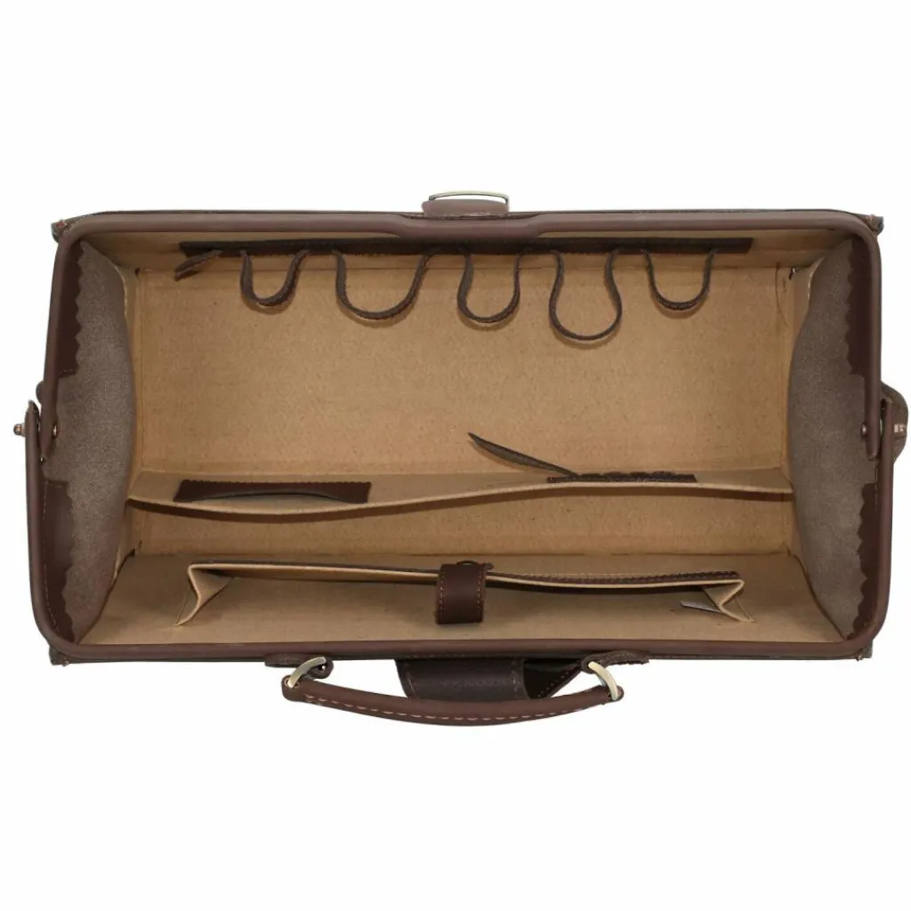 Clearance Mika Doktorkoffer Leder 43 cm dunkelbraun