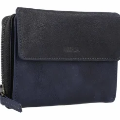 Best Mika Geldbörse Leder 12,5 cm blau