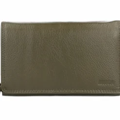 Mika Damengeldbörsen Querformat<Geldbörse Leder 15 cm grün