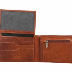 Herren Mika Geldbörse RFID Leder 10,5 cm