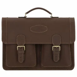 Mika Aktentaschen<Robbert Aktentasche Leder 41 cm dunkelbraun