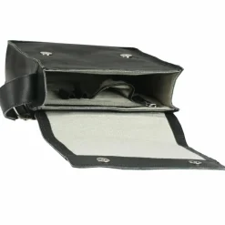 Clearance Mika Umhängetasche Leder 21,5 cm schwarz