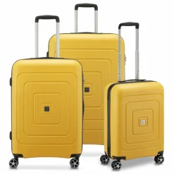 New MODO by Roncato Nebula 4 Rollen Kofferset 3-teilig yellow