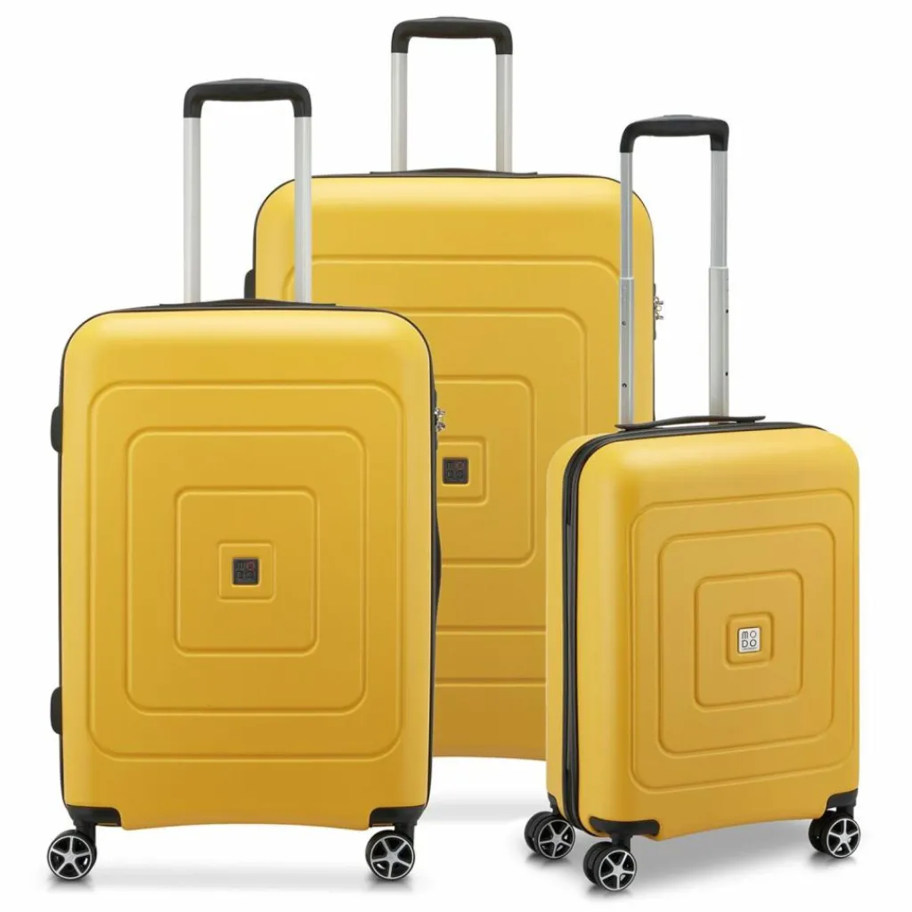 New MODO by Roncato Nebula 4 Rollen Kofferset 3-teilig yellow