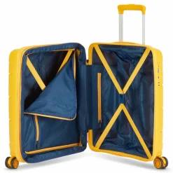 MODO by Roncato Hartgepäck Kabinengepäck|4-Rollen Kabinentrolleys<Starlight 3.0 4 Rollen Kabinentrolley 55 cm mit Dehnfalte honey