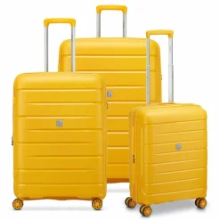 Best MODO by Roncato Starlight 3.0 4 Rollen Kofferset 3-teilig mit Dehnfalte honey