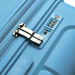 Clearance MODO by Roncato Starlight 3.0 4 Rollen Trolley 75 cm mit Dehnfalte bluette