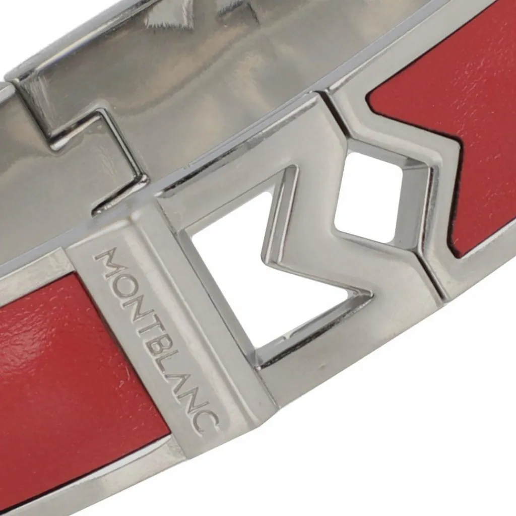 Montblanc Armbänder<M Logo Armreif 25 cm red