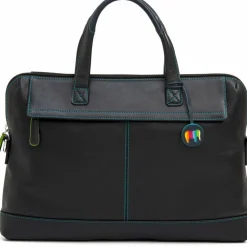 Best Mywalit Aktentasche Leder 40 cm Laptopfach black/pace