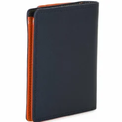 Best Mywalit Geldbörse Leder 10 cm black-orange