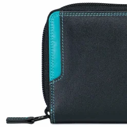 Mywalit Damengeldbörsen Querformat<Geldbörse RFID Schutz Leder 20 cm black-pace