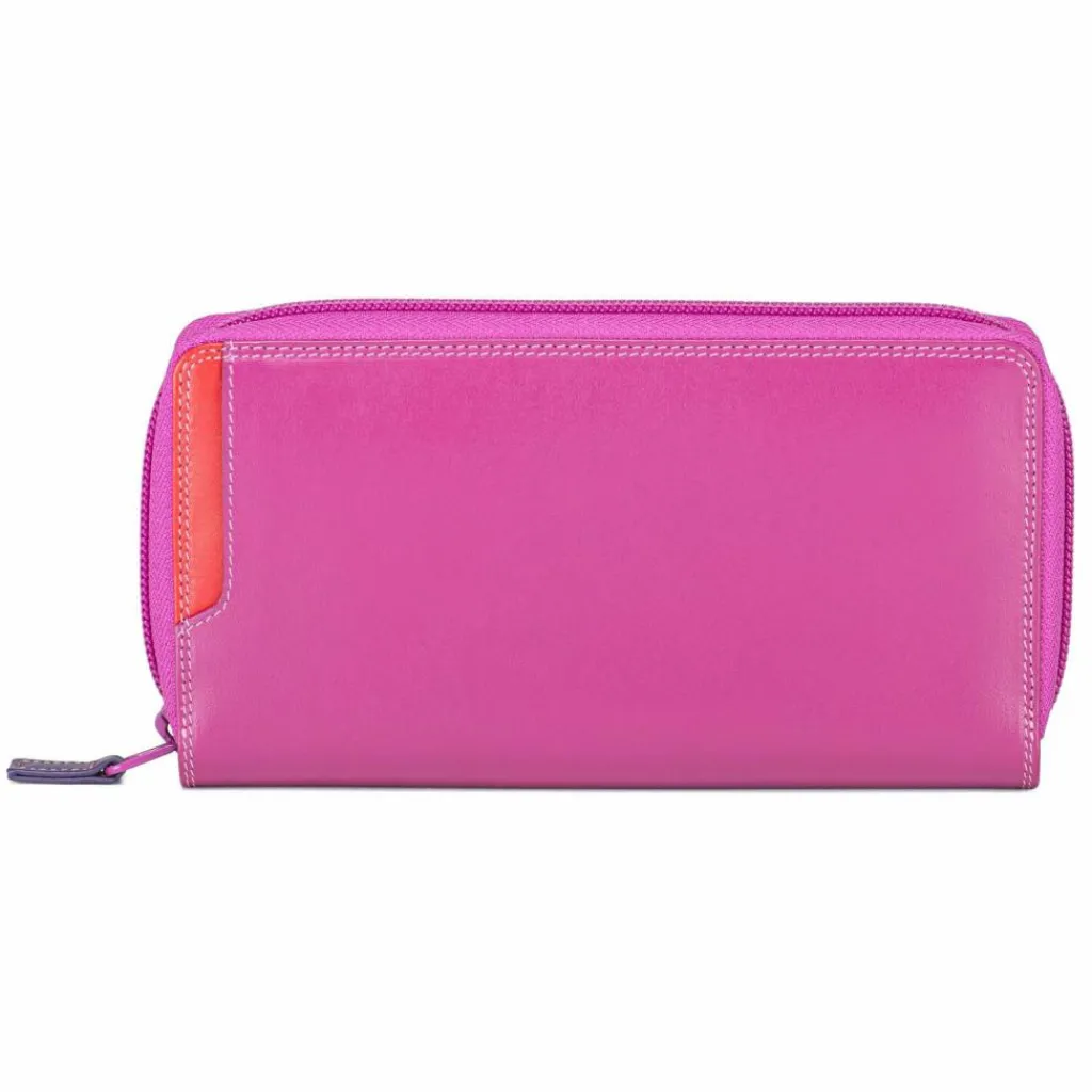 Mywalit Damengeldbörsen Querformat<Geldbörse RFID Schutz Leder 20 cm sangria multi