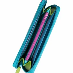 Damen Mywalit Geldbörse RFID Schutz Leder 20 cm