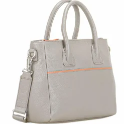 Mywalit Henkeltaschen<Handtasche Leder 27 cm rauchgrau