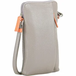 Mywalit Handytaschen<Handytasche Leder 12 cm rauchgrau