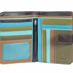 Outlet Mywalit Large Wallet Geldbörse Leder 14 cm sangria multi