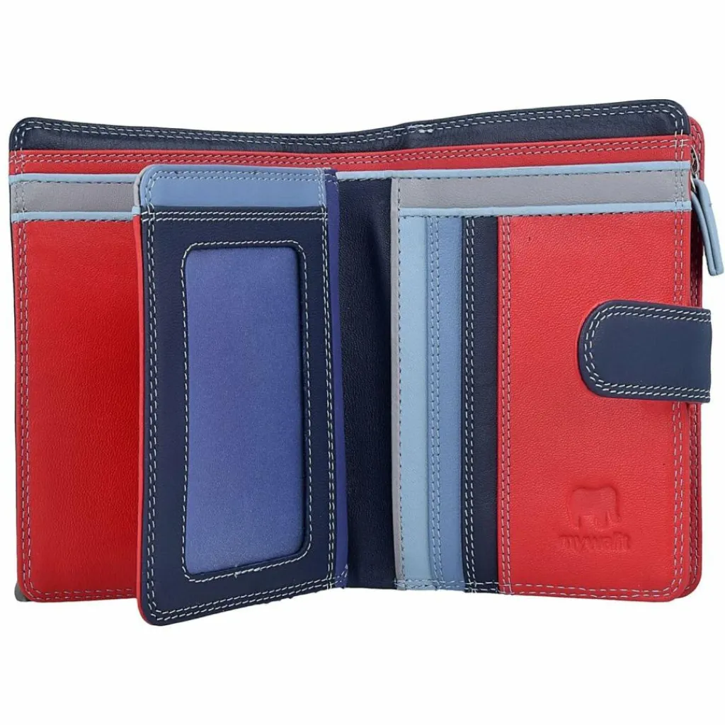 Mywalit Medium Snap Wallet Geldbörse Leder 13 cm royal