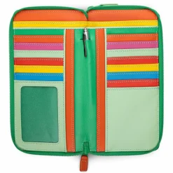 Mywalit Damengeldbörsen Querformat<Medium Tri-fold Geldbörse I Leder 14 cm sicily