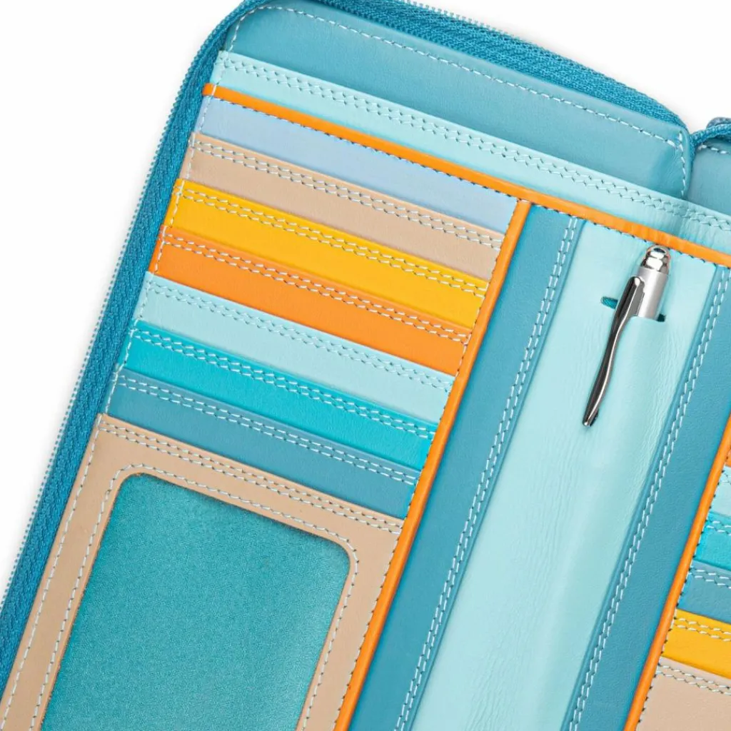 Best Mywalit Medium Tri-fold Geldbörse I Leder 14 cm sardinia