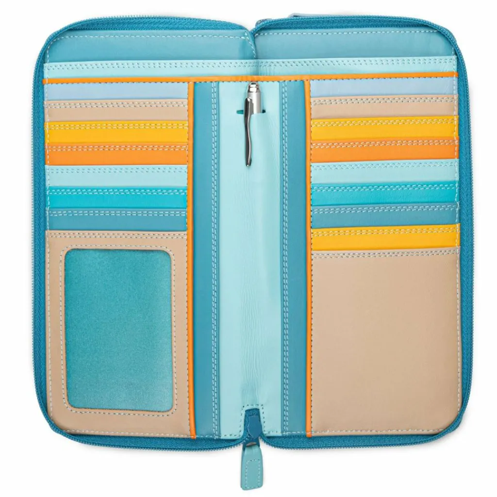 Best Mywalit Medium Tri-fold Geldbörse I Leder 14 cm sardinia