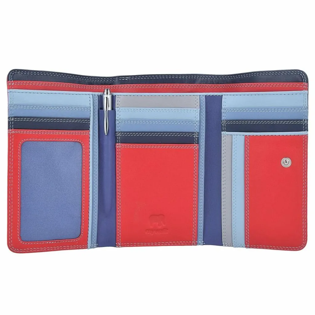 Sale Mywalit Medium Tri-fold Geldbörse I Leder 14 cm royal