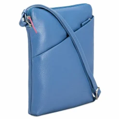 Mywalit Umhängetaschen<Milano Umhängetasche Leder 24 cm pitch blue