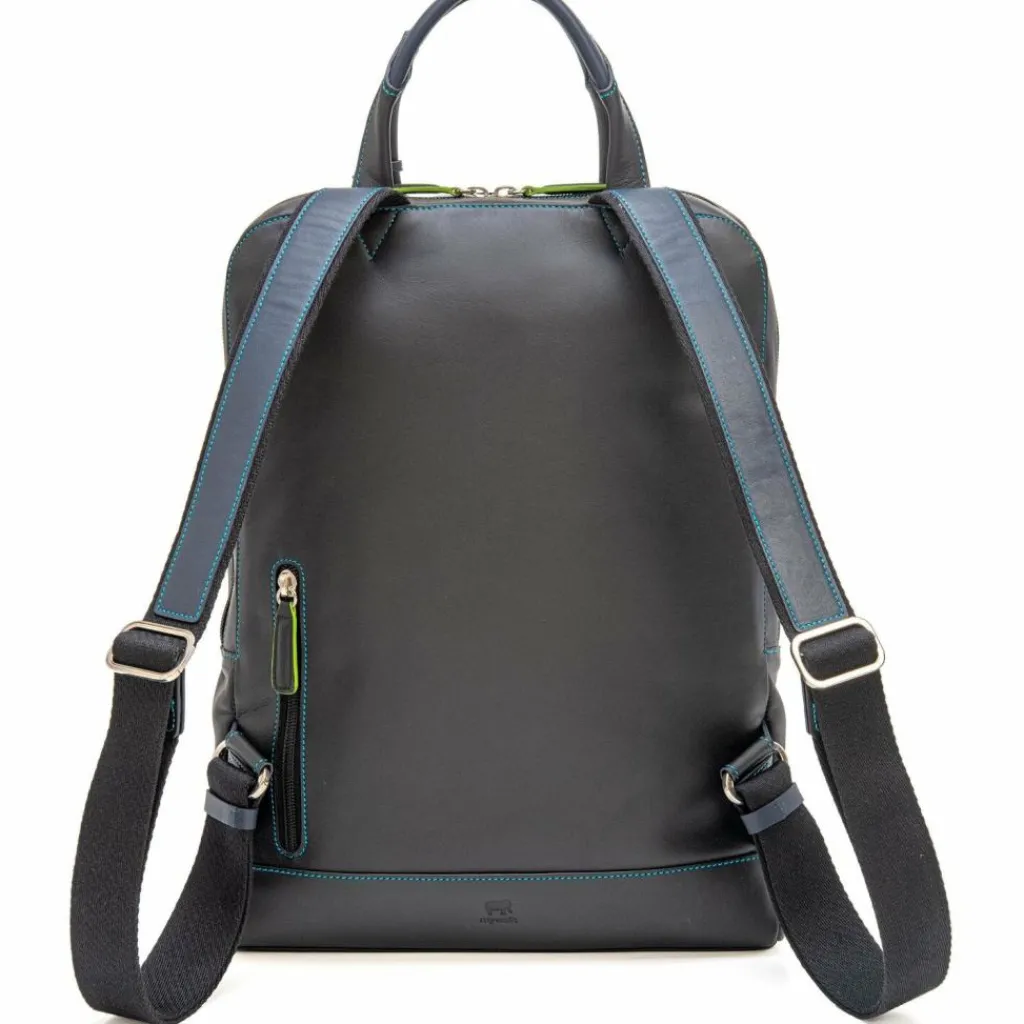 New Mywalit Rucksack Leder 40 cm Laptopfach black/pace