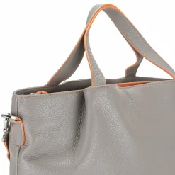 Discount Mywalit Shopper Tasche Leder 32 cm fumo