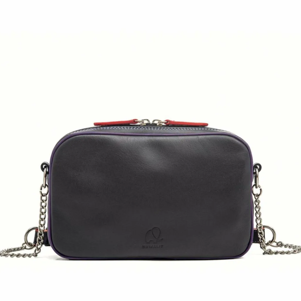 Mywalit Umhängetaschen<Umhängetasche Leder 19 cm black/pace