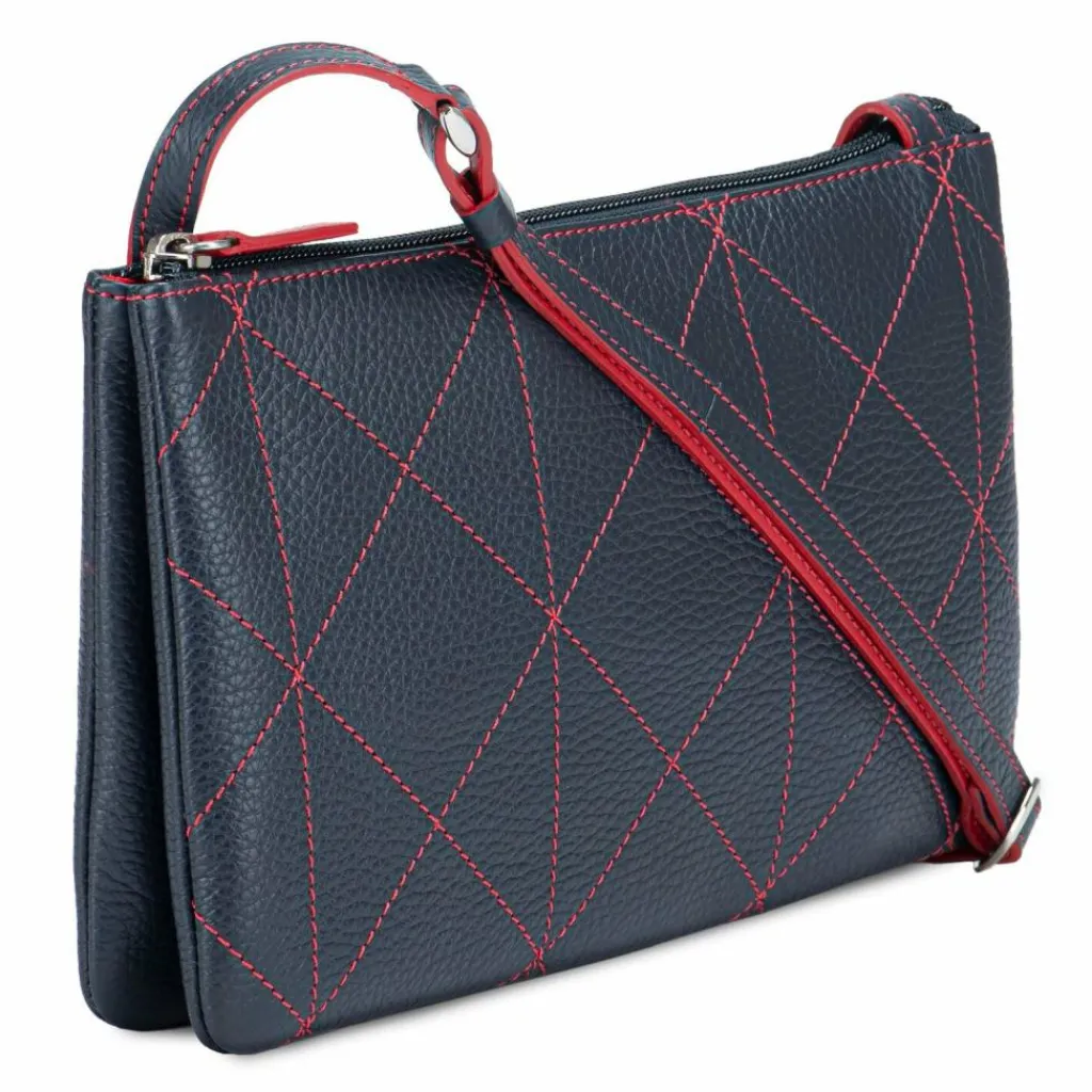 Mywalit Umhängetaschen<Umhängetasche Leder 25 cm blue