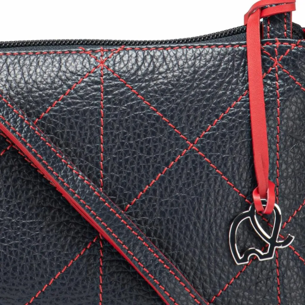 Mywalit Umhängetaschen<Umhängetasche Leder 25 cm blue