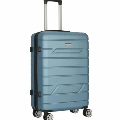 Nowi Bergamo 4 Rollen Trolley 65 cm türkis