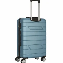 Nowi Bergamo 4 Rollen Trolley 65 cm türkis