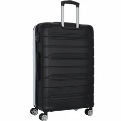Nowi Hartgepäck|4-Rollen Koffer<Rhodos 4 Rollen Trolley 75 cm weiss-sz