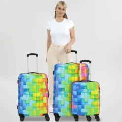 Online Nowi Santa Cruz 4 Rollen Kofferset 3-teilig bunt