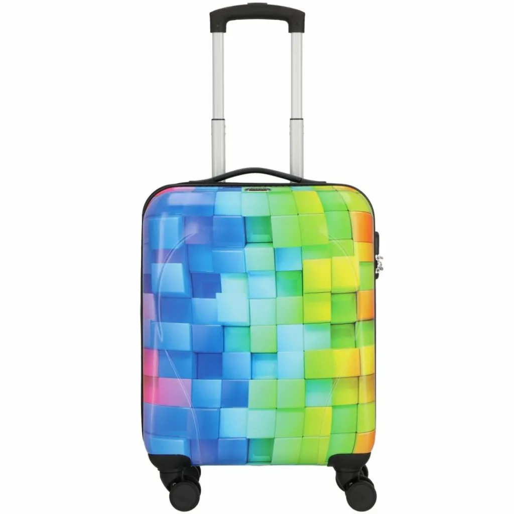 Nowi Hartgepäck Kabinengepäck|4-Rollen Kabinentrolleys<Santa Cruz De Tenerife 4 Rollen Kabinentrolley S 54 cm bunt