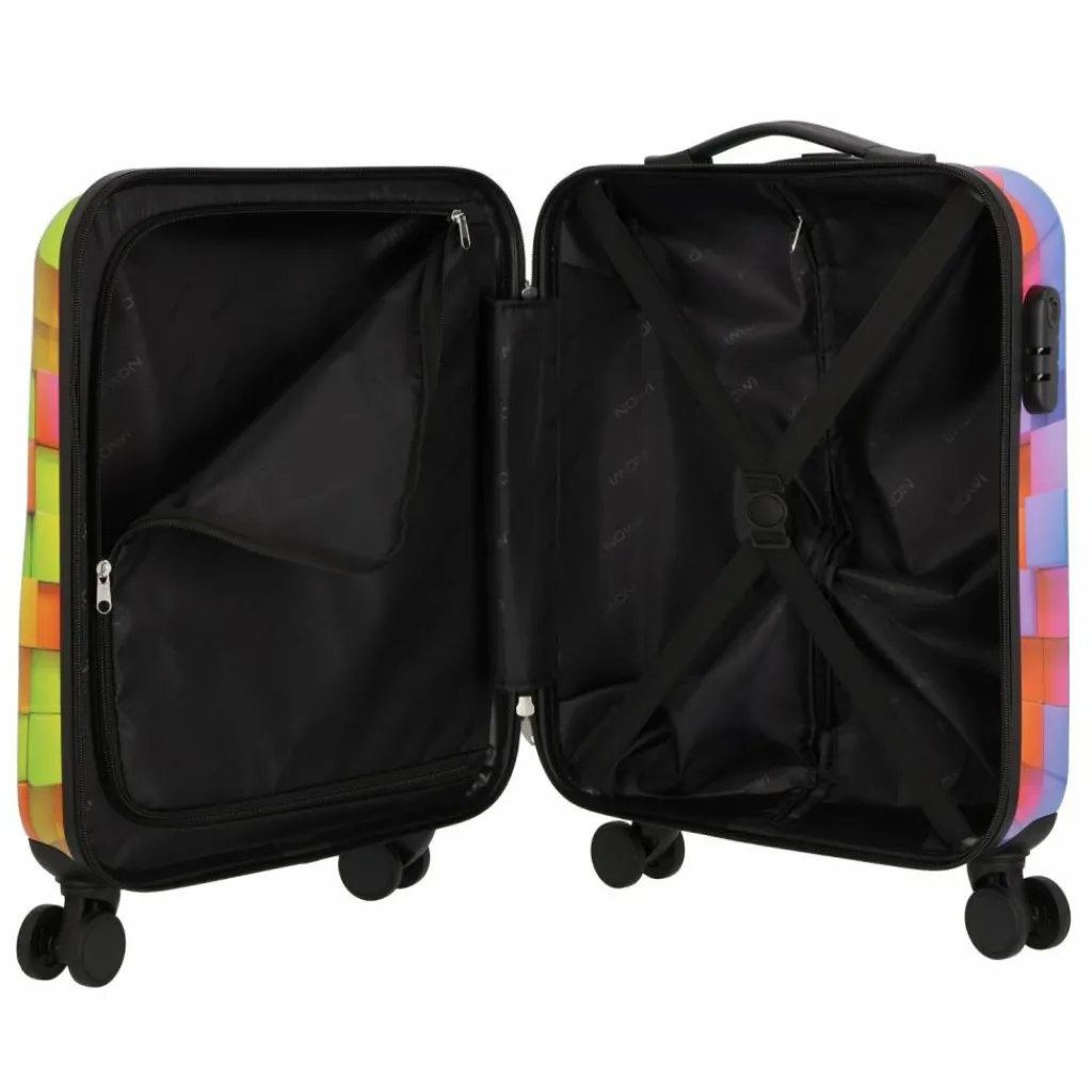 Nowi Hartgepäck Kabinengepäck|4-Rollen Kabinentrolleys<Santa Cruz De Tenerife 4 Rollen Kabinentrolley S 54 cm bunt