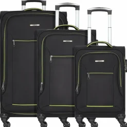 Hot Nowi Sevilla 4 Rollen Kofferset 3-teilig sz-lime