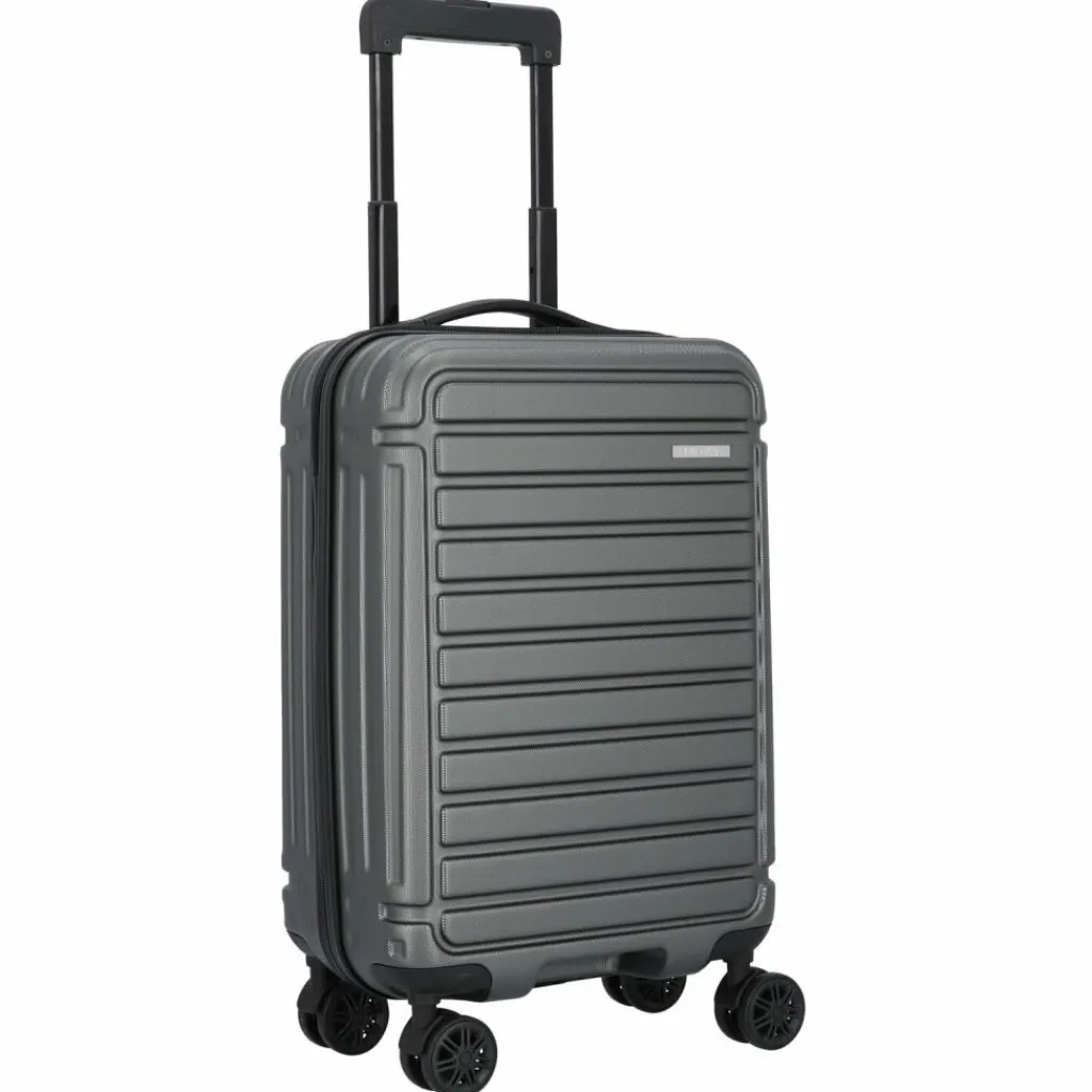 Nowi Vancouver 4-Rollen Kabinentrolley 55 cm mit Doppelrollen anthrazit