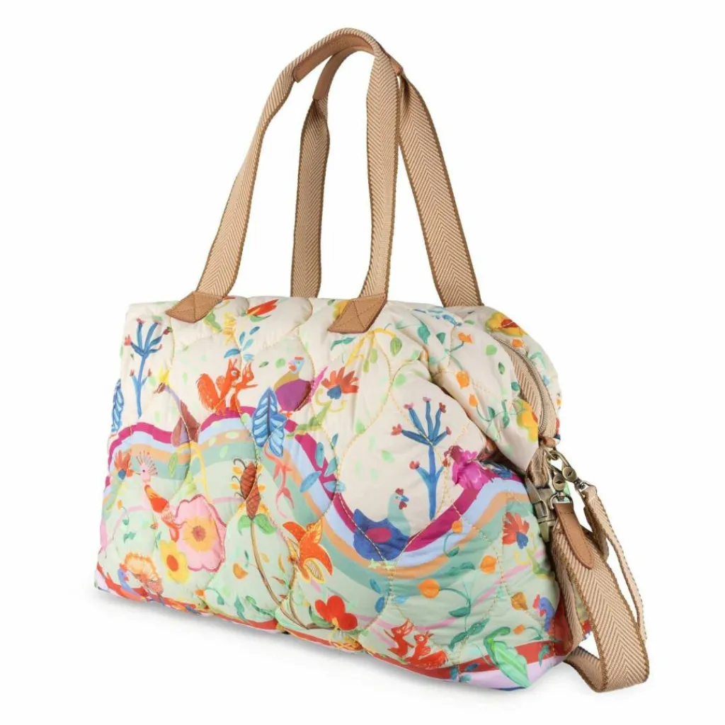 Oilily Animal Garden Bridey Schultertasche 47 cm wheat