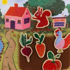 Clearance Oilily Maddy Farm Kulturbeutel 29 cm chateau rose