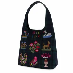 Oilily Marken Cross Stitch Hendrikje Schultertasche 30 cm